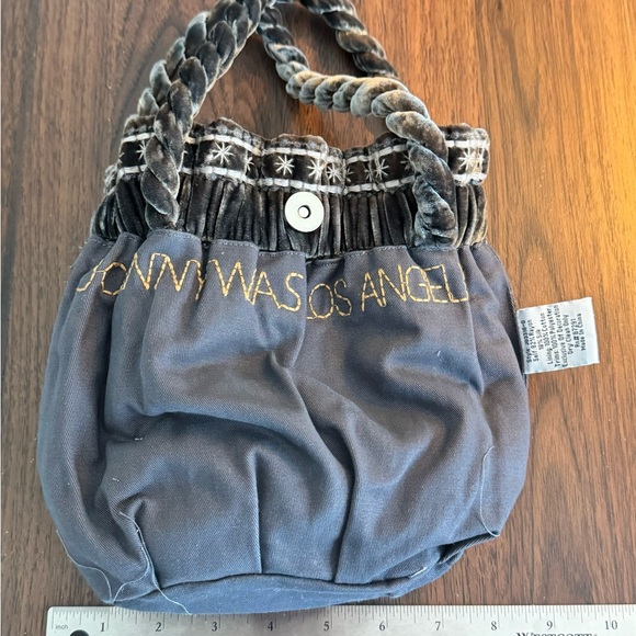 NWT Vintage Johnny Was Embroidered Velvet bag - Picture 3 of 5